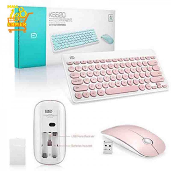 FD-IK6620 WIRELESS KEYBOARD AND MOUSE COMBO